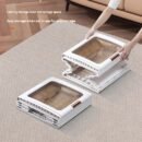 24-65cm Transparent Foldable Children's Bookcase Simple Wardrobe Storage Cabinet Toy Storage Cabinet Kitchen Shelf