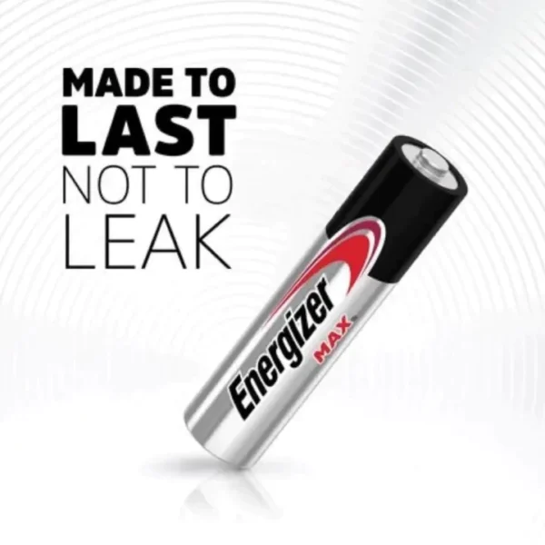 12 Piece Energizer Max AA&AAA Alkaline Batteries Card - Image 3