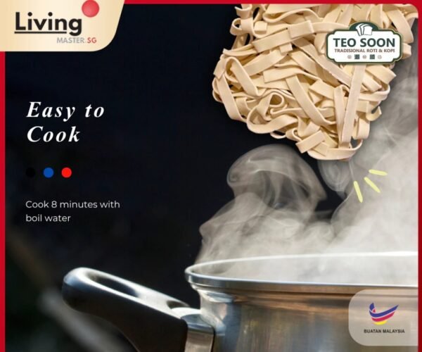 Malaysia Teo Soon Homemade Dry Chili / Non-Spicy Dry Noodles Pan Mee / Instant Noodles Homemade dry spicy noodles, flat noodles, thin noodles, udon noodles, flour noodles - Image 7