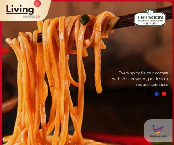 Malaysia Teo Soon Homemade Dry Chili / Non-Spicy Dry Noodles Pan Mee / Instant Noodles Homemade dry spicy noodles, flat noodles, thin noodles, udon noodles, flour noodles - Image 9