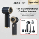 16000Pa JOMO Premium Handheld Wireless Car Home Vacuum Cleaner Powerful Suction Multifunctional Mini	 4  in 1