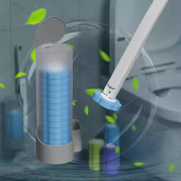 Disposable toilet brush set for home use, replaceable toilet brushes, cleaning brush heads with no dead corners, sterile delivery. - Image 5