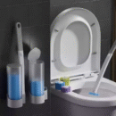 Disposable toilet brush set for home use, replaceable toilet brushes, cleaning brush heads with no dead corners, sterile delivery.